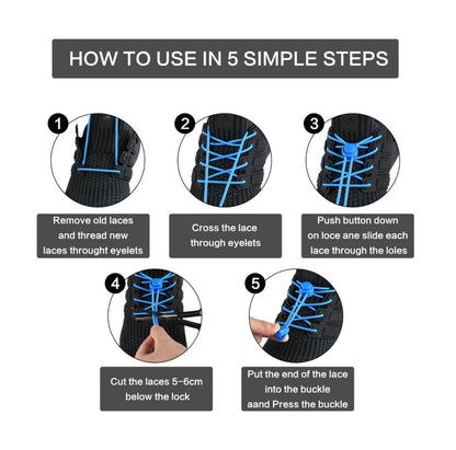 Lazy people don't have to tie sports black shoelaces, simple shoelaces, lazy people's shoelaces like tendon shoelaces, men's sports shoelaces