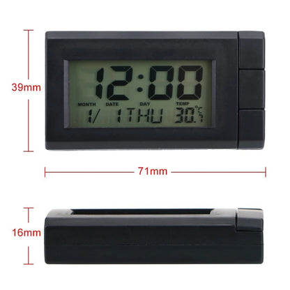 car clock car thermometer electronic clock