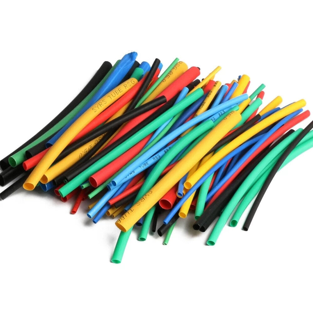 [100 Piece Set] Colored Heat Shrink Tube Combination Household Wire Heat Shrink Intermediate Tube Wire Tape