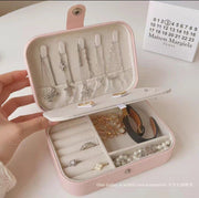 Portable multi-layer jewelry box, jewelry storage box, classified jewelry storage box, travel jewelry storage, compact