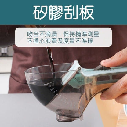 【亞馬遜熱賣】廚房煮食烘培用量勺 可調節刻度 寵物糧食貓糧狗糧計量勺 大號烘焙工具調味量勺 帶刻度塑料量勺 計量克數勺量杯量秤 輔食米粉奶粉蛋白粉刻度勺- View 3-ManyMart 萬嚟買