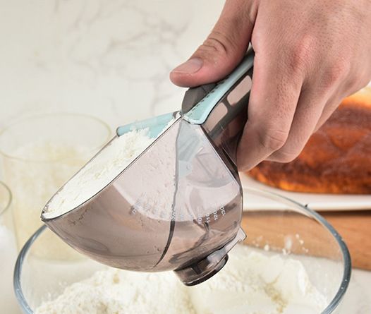 【亞馬遜熱賣】廚房煮食烘培用量勺 可調節刻度 寵物糧食貓糧狗糧計量勺 大號烘焙工具調味量勺 帶刻度塑料量勺 計量克數勺量杯量秤 輔食米粉奶粉蛋白粉刻度勺- View 8-ManyMart 萬嚟買