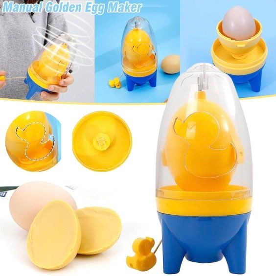 藍色扯蛋轉蛋器 雞蛋清混合器 寶寶輔食器 蛋清蛋黃混合器 [平行進口] 打蛋器- View 1-ManyMart 萬嚟買