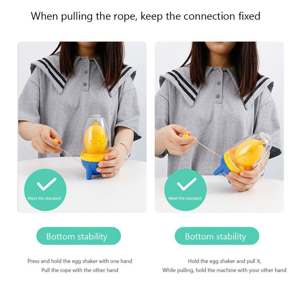 藍色扯蛋轉蛋器 雞蛋清混合器 寶寶輔食器 蛋清蛋黃混合器 [平行進口] 打蛋器- View 9-ManyMart 萬嚟買