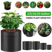 [1件装] 3加仑毛毡种植袋种植桶花卉园林营养植物袋蔬菜育苗袋