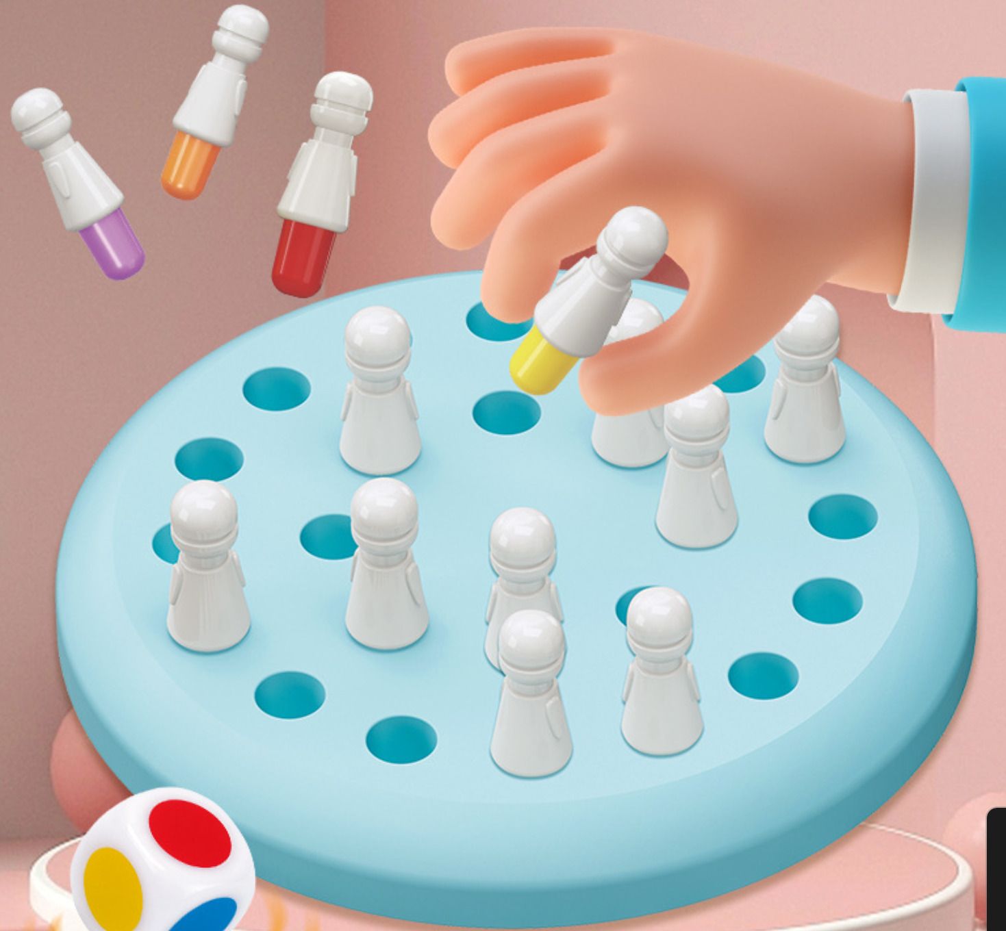 兒童益智記憶棋桌遊 - 木製記憶大比拼棋盤遊戲 | 親子互動、腦力開發訓練、生日禮物首選- View 2-ManyMart 萬嚟買