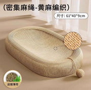 T99 貓咪抓板劍麻貓窩（60cm） 一體耐磨不掉屑 貓咪玩具貓爪板 耐抓四季通用貓抓盆
