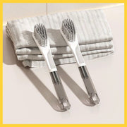 [Light Luxury Gray - 1pc] Shoe Brush, Household Shoe Scrubber, Laundry Clothes Brush, Soft Bristle, Non-Damaging to Shoes, Long-Handled Board Brush, Multi-Functional Cleaning Tool
