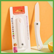(1 pc) Japanese ceramic folding fruit knife, fruit peeler, portable folding knife for camping