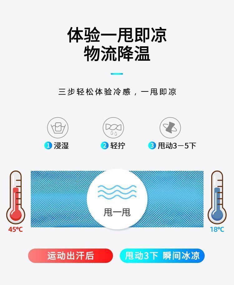 （灰色）EVA盒 吸汗降溫 冰毛巾 跑步 健身 擦汗毛巾 冷感運動毛巾- View 5-ManyMart 萬嚟買