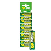 (10粒装) GP AA电池 Greencell 重量级炭性 电池 AA 一次性电池 适用多种电子电器 5号电池 平行进口