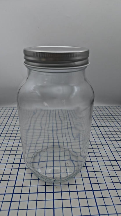 【750ml】玻璃密封罐 玻璃樽 食物保存罐 果醬瓶 醬料瓶 玻璃瓶 玻璃杯 蜂蜜瓶 茶葉瓶 廚房儲物罐- View 2-ManyMart 萬嚟買