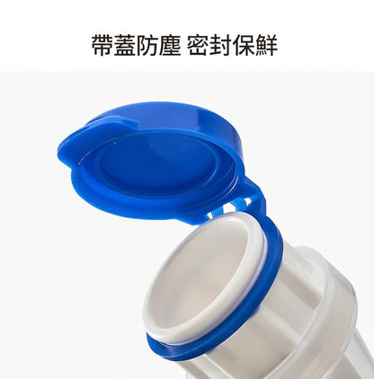 帶蓋保鮮防塵！日本盒裝飲料導流瓶蓋（2個裝）密封儲藏 方便倒出 所有紙盒飲品適用｜牛奶鮮奶／果汁／烘培忌廉等紙盒延伸嘴 飲料引流器 雪櫃冰箱保鮮便利蓋 廚房防漏 倒奶嘴 倒液體 漏斗 漏嘴 廚房神器- View 6-ManyMart 萬嚟買