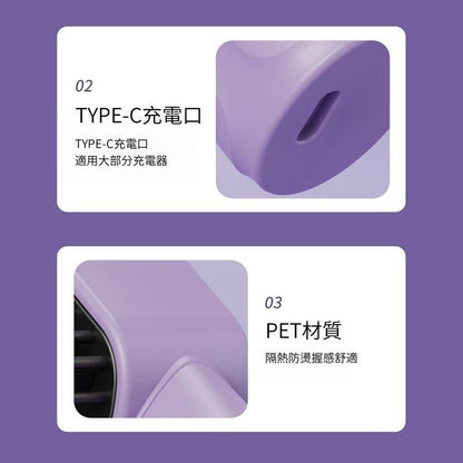 (黑色充電款·送收納袋+夾子) 迷你負離子直髮梳 充電式直髮梳 便攜負離子護髮梳 柔順護髮無線直髮梳 3檔溫控- View 5-ManyMart 萬嚟買