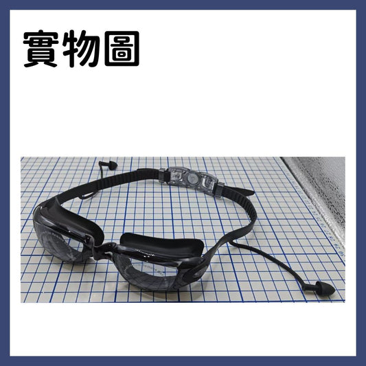 （黑色·電鍍平光鏡）防霧矽膠防水泳鏡 成人電鍍游泳鏡 游水裝備- View 2-ManyMart 萬嚟買