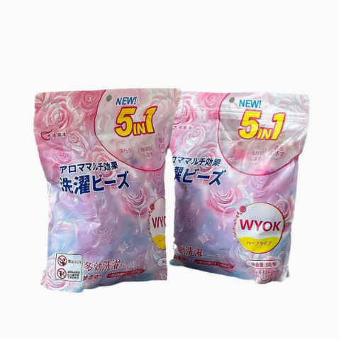 (60個/袋）格麗淨洗衣珠 香氛洗衣凝珠 洗衣柔順 留香珠 五合一濃縮型洗衣液（深層清潔8倍潔淨’+防串色+護衣+除菌+留香+除蟎）- View 2-ManyMart 萬嚟買
