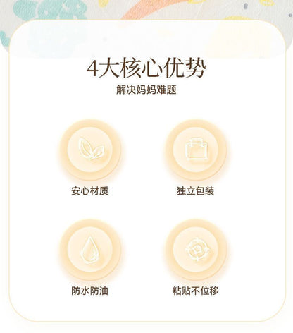 嬰兒一次性餐墊 (10片裝-混色) 防油防水餐椅墊 桌布墊 外出餐桌墊- View 9-ManyMart 萬嚟買