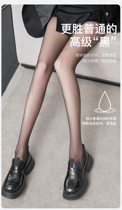 【黑色-1条裝】黑絲襪 黑色 連褲襪 春秋 薄款 唔掉檔 性感 超薄絲襪 女裝 防勾絲 耐穿- View 12-ManyMart 萬嚟買