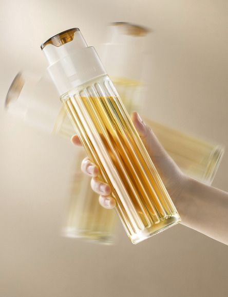 (白色-500ml) 創意輕奢自動開合玻璃油壺-橄欖油瓶-鼓油瓶-料酒瓶-白醋瓶- View 3-ManyMart 萬嚟買