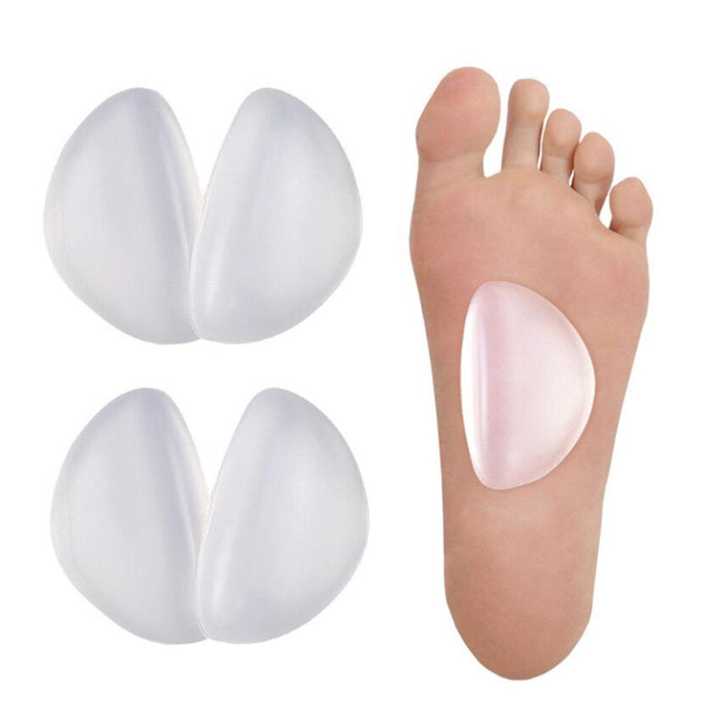 Fan-shaped arch massage insole, corrective arch pad, elastic massage arch correction insole, mid-foot pad to soothe flat feet, PU material arch correction insole, soft and comfortable insole