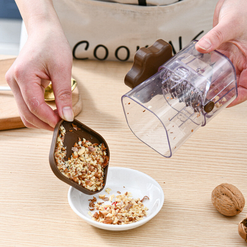 Manual walnut grinder household grinder-coffee color mixing bowl