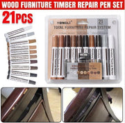 Wood grain color touch-up pen set, furniture paint touch-up pen, floor repair pen, scratched paint touch-up color floor pen