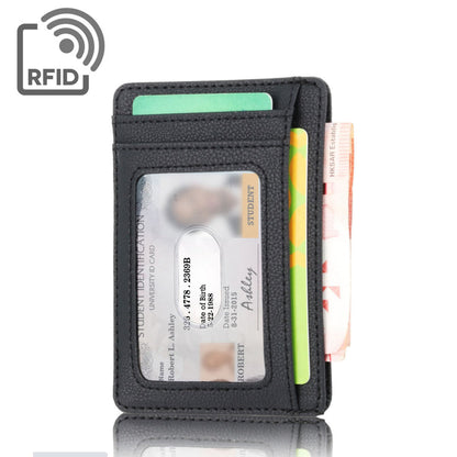 Ultra-thin RFID security anti-theft pickup case wallet anti-theft credit pickup case Octopus card holder cash clip wallet banknote clip travel wallet loose wallet