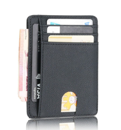 Ultra-thin RFID security anti-theft pickup case wallet anti-theft credit pickup case Octopus card holder cash clip wallet banknote clip travel wallet loose wallet