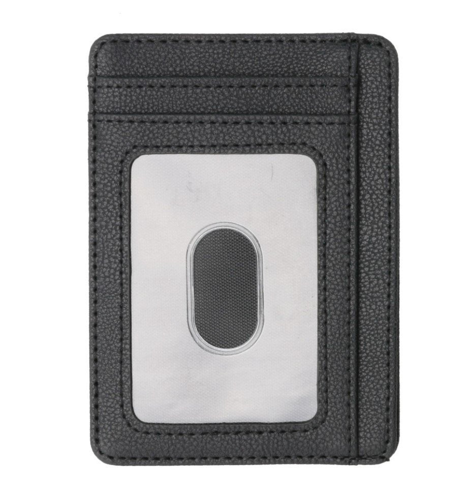超薄 RFID安全防盜皮卡套錢包防盜信用皮卡套 八達通 咭片套 現金夾 錢包 紙幣夾 旅行銀包 散銀包