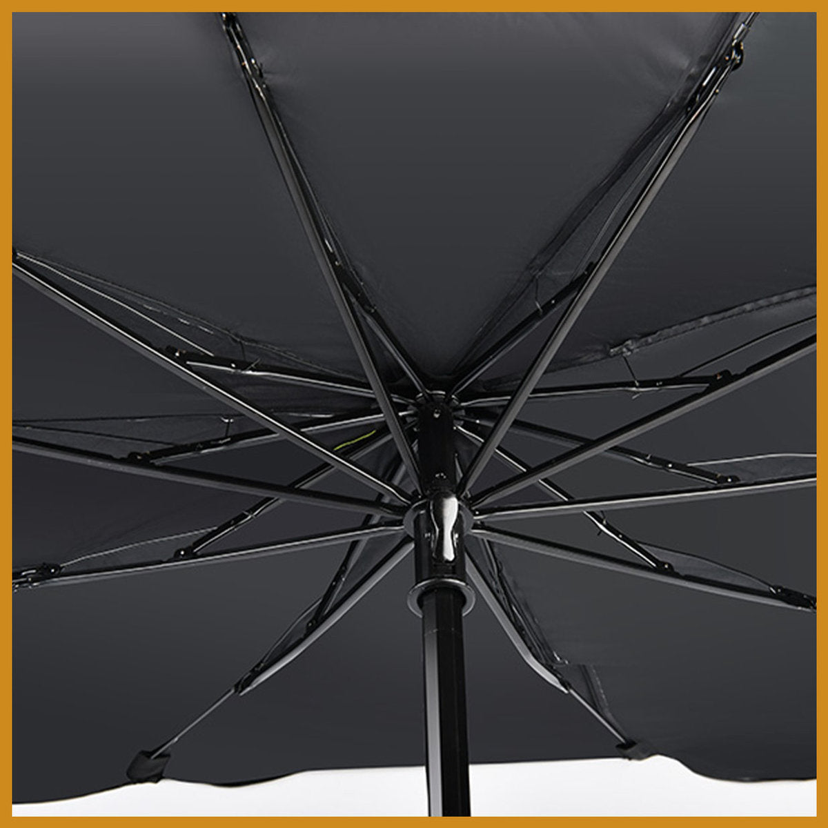 大码便携汽车挡风玻璃雨伞型太阳档遮太阳隔热雨伞车用太阳档145cm*79cm 太阳挡