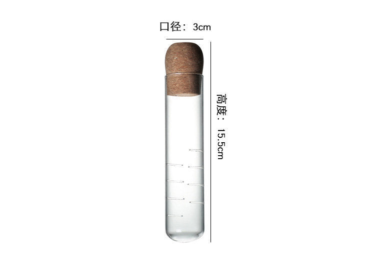 玻璃試管泡茶器 沖茶 簡約耐熱 隔茶葉 茶濾 綠茶 紅茶奶茶- View 4-ManyMart 萬嚟買