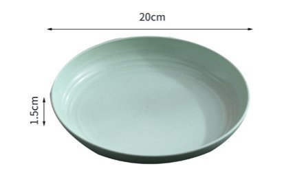 4隻加大20cm 北歐粉色系小麥環保蛋糕碟 招呼朋友必須 切蛋糕Party碟 小朋友生日會派對必備膠碟 Party碟 家用後備碟 小圓碟 骨碟 小麥秸稈 糖果碟 圓形碟 菜碟 水果碟 餃子盤- View 6-ManyMart 萬嚟買