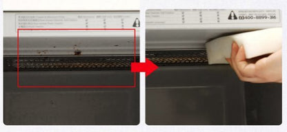 日本進口微波爐清潔劑 蒸氣烤箱焗爐光波爐氣炸除垢劑 創意家居廚房用品  【實用廚具】日本進口微波爐油污清潔劑連海綿 刷