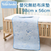 嬰兒床涼蓆吸汗透氣冰絲-藍色無紡布 嬰兒床涼蓆吸汗透氣冰絲三明治寶寶涼蓆幼兒園午睡席