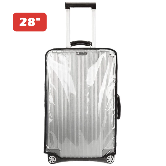 28-inch suitcase protective cover transparent thickened wear-resistant waterproof trolley case cover travel suitcase cover luggage cover