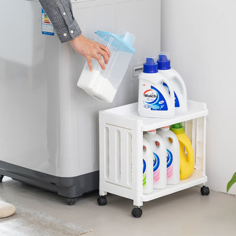 Bathroom storage rack, bathroom storage rack, laundry detergent rack, toilet storage rack, balcony storage, floor-standing multi-layer bathroom storage cabinet
