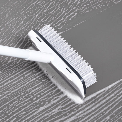 Long handle bathroom toilet cleaning floor brush two-in-one bathroom water board brush