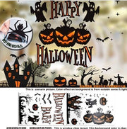 A must-have for Halloween! Electrostatic window clings (pumpkins). Make your Halloween decorations stand out, super cute, can also be used as wall or door decals. Decorate as you please and enjoy the festive atmosphere.
