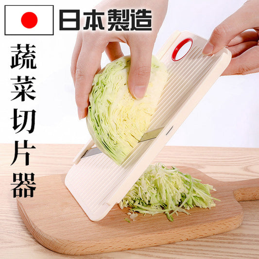ECHO日本进口家用厨房手动切菜器塑料可悬挂大头菜切片器刨刀刀具套装