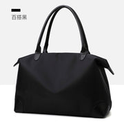 Multi-purpose large-capacity travel bag [black] lightweight storage bag travel fitness swimming eco-friendly bag storage maternity bag