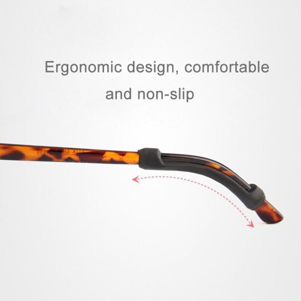 [1對] 透明 防滑套 矽膠腳套 太陽鏡腿套管 防過敏套管 眼鏡配件
