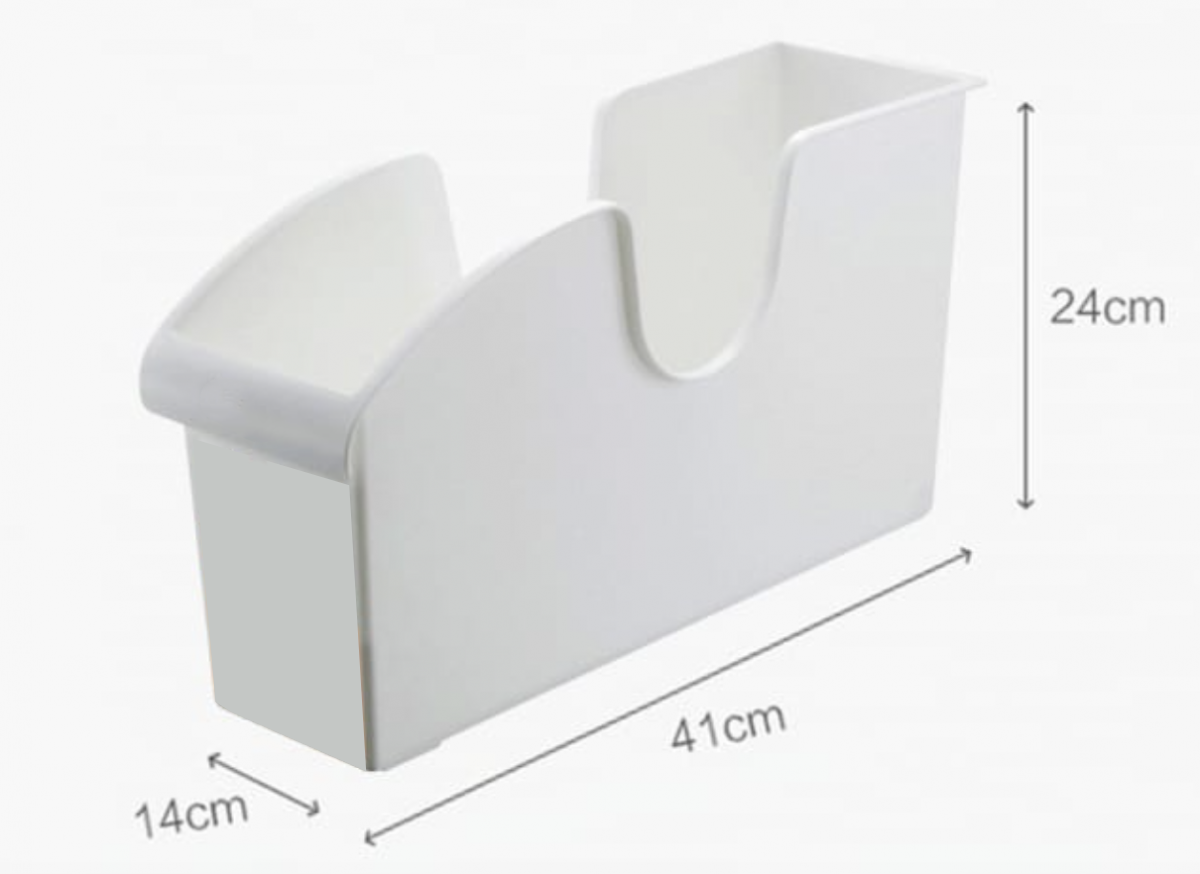 Japanese-style universal wheeled storage box white kitchen storage rack storage pot lid rack spice rack multi-functional bathroom cosmetics storage organization box storage box
