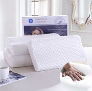 Ergonomic series of cervical vertebra repair and health care neck protection space memory foam pillow health pillow cervical vertebra protection pillow | Back cushion developed using space materials