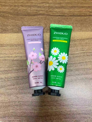 2 floral hand creams (cherry blossom, chamomile)
