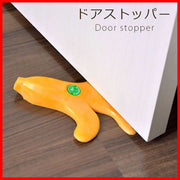 Home office door stopper door stopper banana peel door stopper banana door stopper windproof anti-pinch home safety doorstop child anti-pinch safety door card