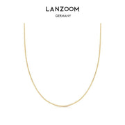 18K Gold Plated Mini Round Choker Necklace – Simple & Elegant