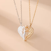 Embrace Angel Wings Couple Necklace – A Symbol of Love and Unity