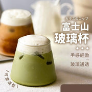 280ml Mount Fuji Glass Dessert Cup Juice Cup Wine Glass Milk Cup Salad Cup Coffee Cup Beer Cup Cocktail Cup Whiskey Cup Mount Fuji High Borosilicate Glass Cup