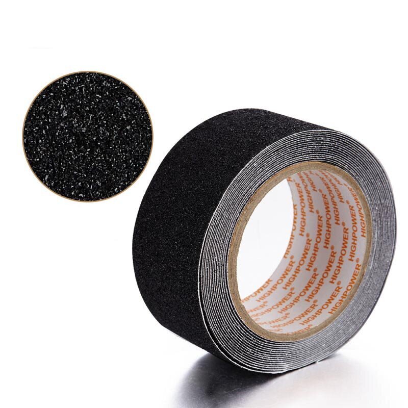 5 meters anti-slip wear-resistant tape black warning tape strip frosted anti-slip strip bathtub anti-slip mat