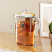 Japanese household cold kettle set high temperature resistant teapot juice drink bucket plastic tie pot large capacity cold kettle
